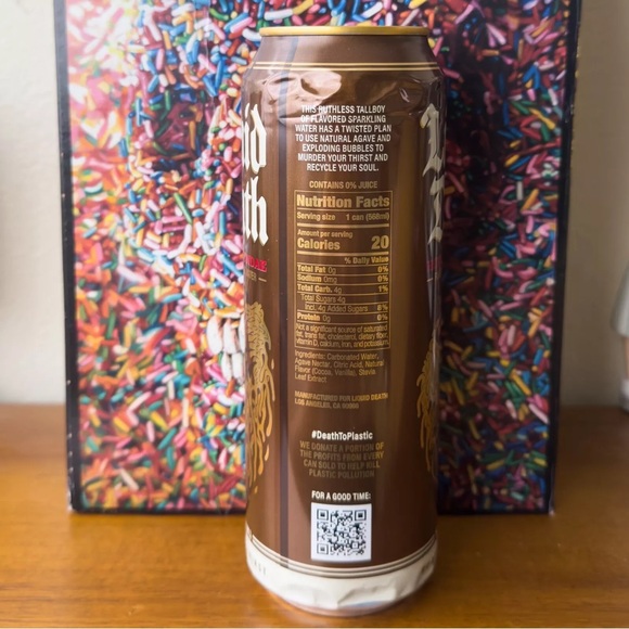 1 (ONE) Brand New Liquid Death Hot Fudge Sundae Limited Edition Sparkling Water - Picture 4 of 6